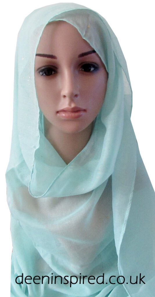 Sparkle Mix Hijab - Pastel Green