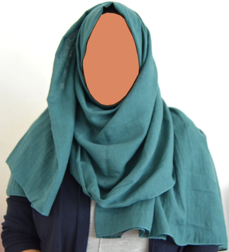 Maxi Cotton Mix Hijab – Teal