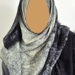 Tie Dye Effect Hijab – Black