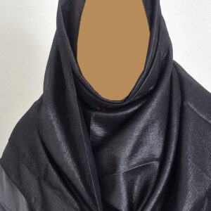 Shimmer Lightweight Hijab – Black