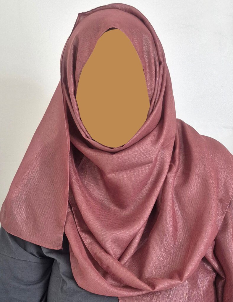 Shimmer Lightweight Hijab – Dusky Pink
