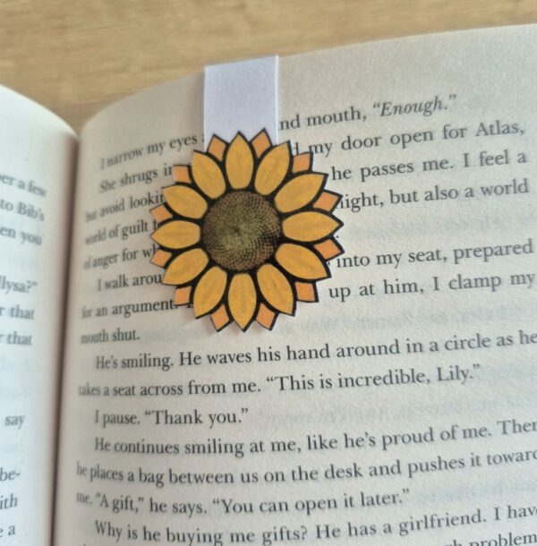 Sunflower Magnetic Bookmark